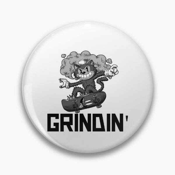 Item preview, Skateboarding Cat Grinding designed and sold by NoelNimmad.
