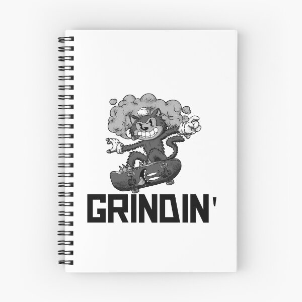 Item preview, Skateboarding Cat Grinding designed and sold by NoelNimmad.