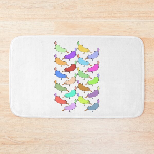 Item preview, Colorful and Cute Platypus Pattern designed and sold by Davey's Designs.