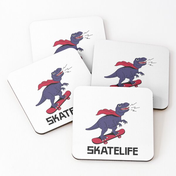 Item preview, Dinosaur skateboarding designed and sold by NoelNimmad.