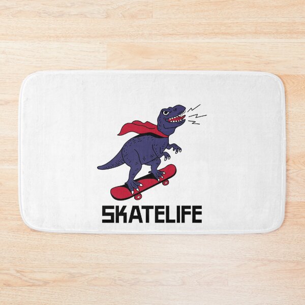 Item preview, Dinosaur skateboarding designed and sold by NoelNimmad.