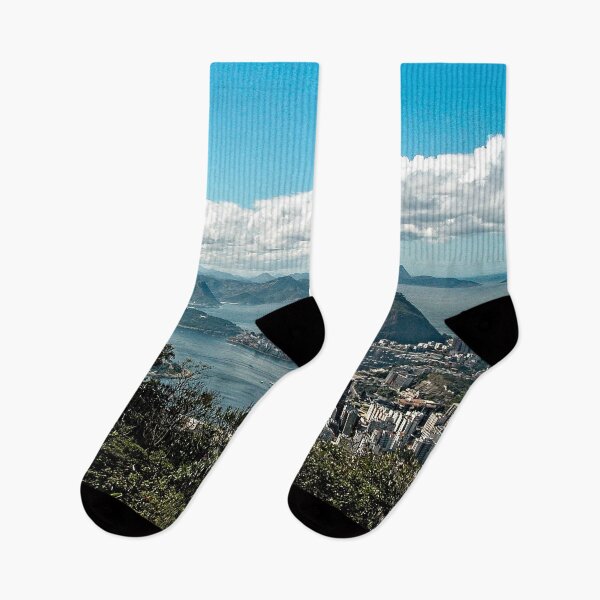 Item preview, Rio de Janeiro Sugarloaf  Coastline View from Corcovado Mountain, Brazil designed and sold by worldways.