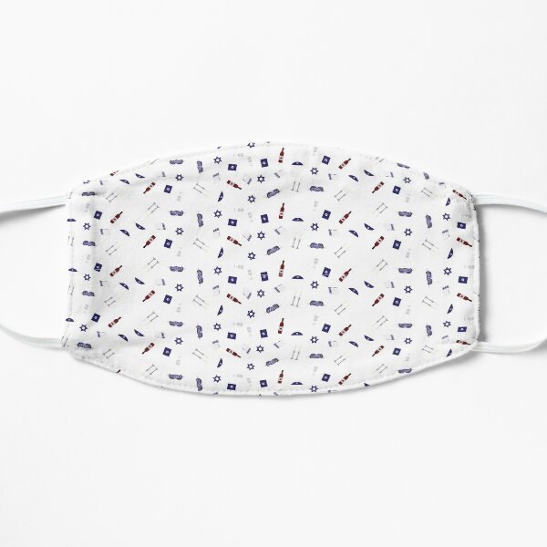 Jewish Sabbat pattern Flat Mask