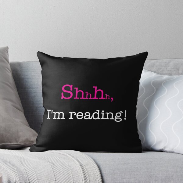 Item preview, Shhhh! I'm reading in black designed and sold by Aurora Gritti.