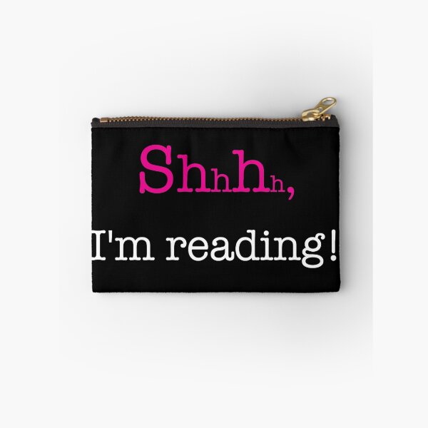 Item preview, Shhhh! I'm reading in black designed and sold by Aurora Gritti.