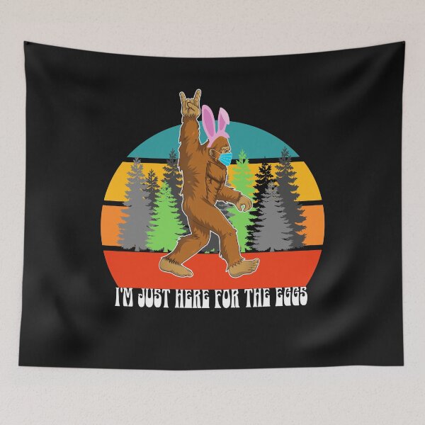 Item preview,  Bigfoot Easter Bunny  I'm Just Here For The Eggs designed and sold by Beluved.