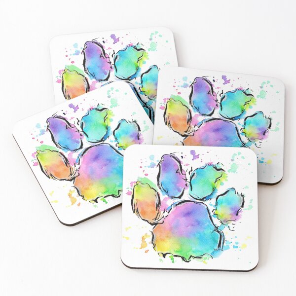 Item preview, Watercolour Paw Print designed and sold by SaltySerenity.