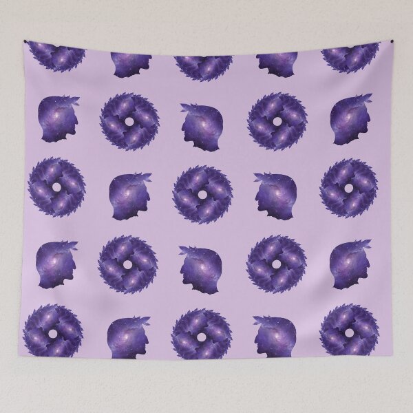 Item preview, Dante Alighieri abstrast Purple Stars  designed and sold by albix81.
