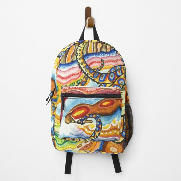 Item preview, Octopia - artsy octopus painting the colors in its life designed and sold by Octopiadesign.