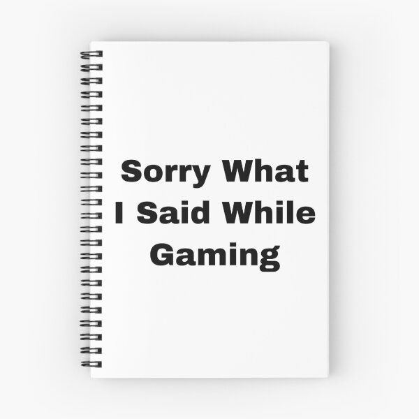 Item preview, Sorry for what I said while gaming  designed and sold by Yeewen88.
