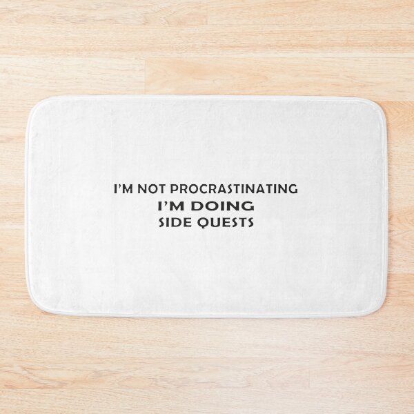 Item preview, i'm not procrastinating i'm doing side quests : Sarcastic FUNNY STICKERS, Gamer , Gamer Gifts, Gamer Boyfriend Gift, Gamer Girl, Funny Sarcastic , Sarcasm  designed and sold by joshepbel.