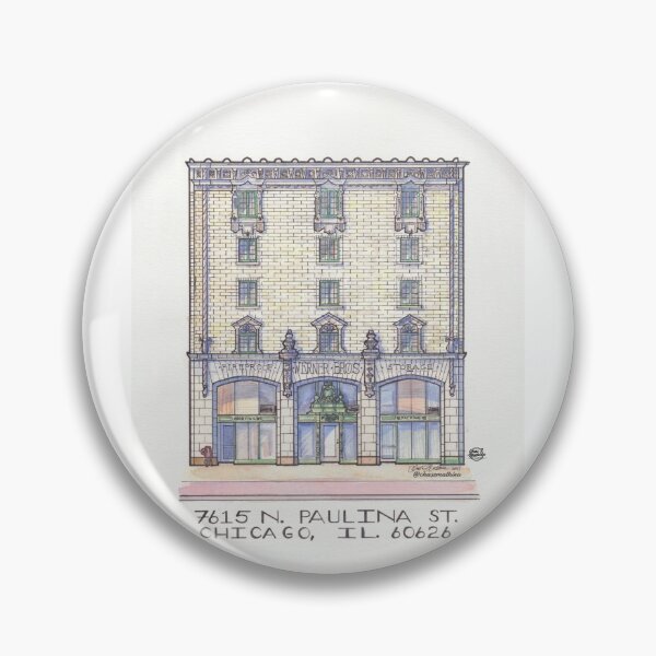 Item preview, Chicago Small Building #15 - Rogers Park (Color) designed and sold by chaszmathieu.