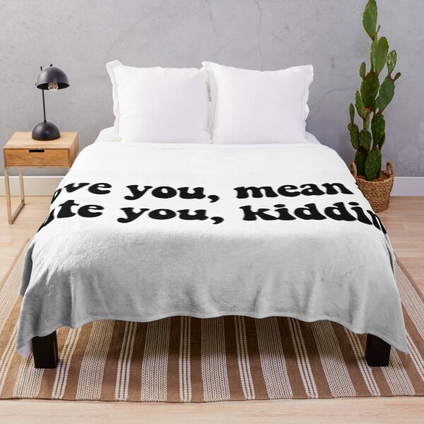 Item preview, Love you, mean it, hate you kidding designed and sold by stampbliss.