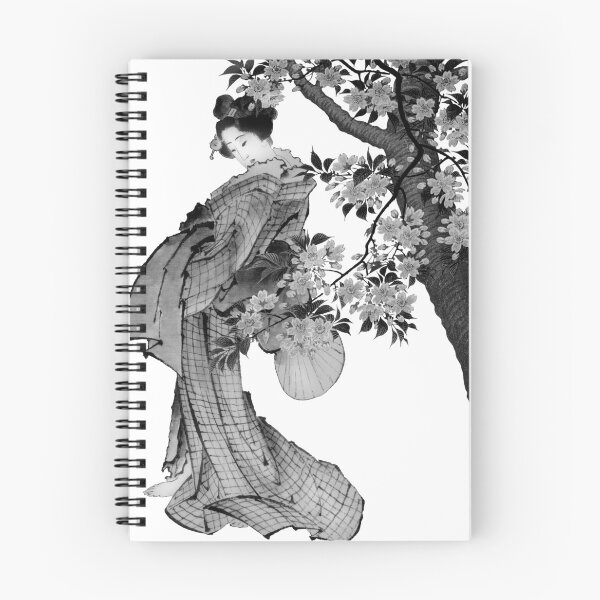 Item preview, Geisha sakura flowers, oiran, maiko, traditional geisha designed and sold by shodark.