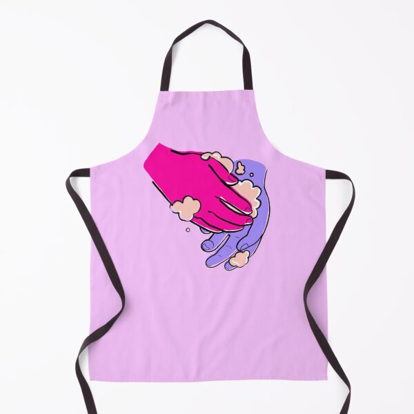 Item preview, Wash Hands - purple designed and sold by MakeMoreArt.