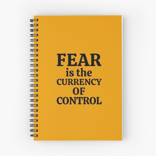 Item preview,  Fear is the currency of control designed and sold by NomadMessenger.