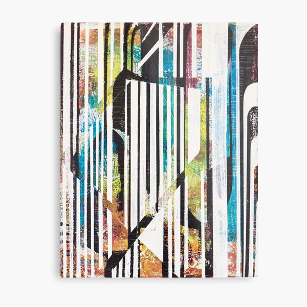 Artworksy Zebra Metal Print