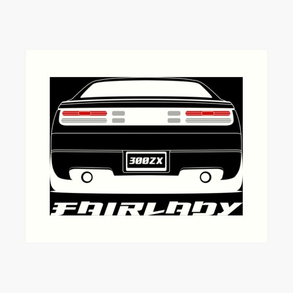 オリジナルアートコレクション#32 NISSAN 300ZX 日産フェアレディZ Car Culture SILHOUETTES