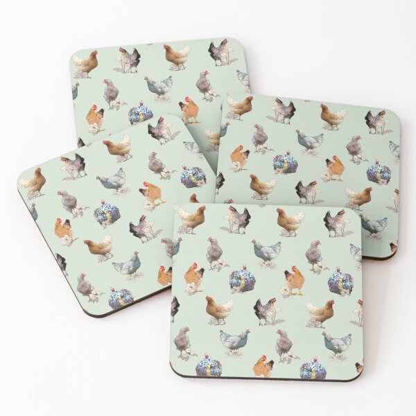 Item preview, The Henchanting Hens. For the chicken lovers out there, here we have lots of pretty hens, with lovely faces and feathers. Soft neutral tones and colors, for a cottage feel and look. designed and sold by Orianah.