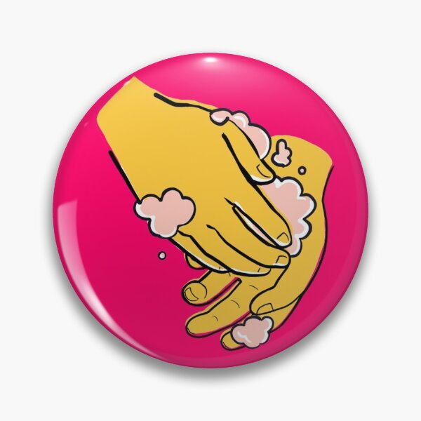 Item preview, Wash Hands -Yellow designed and sold by MakeMoreArt.