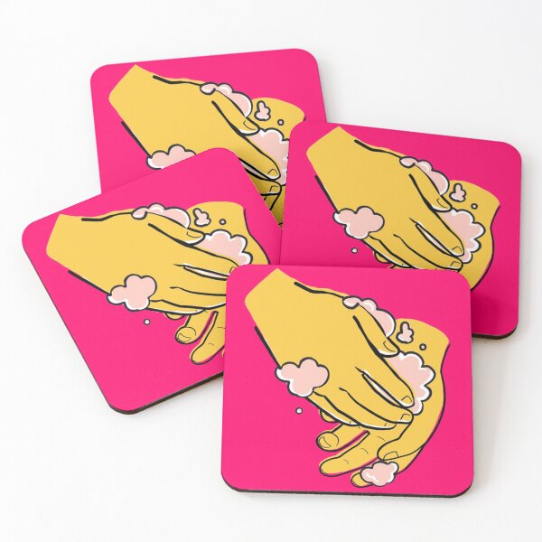 Item preview, Wash Hands -Yellow designed and sold by MakeMoreArt.