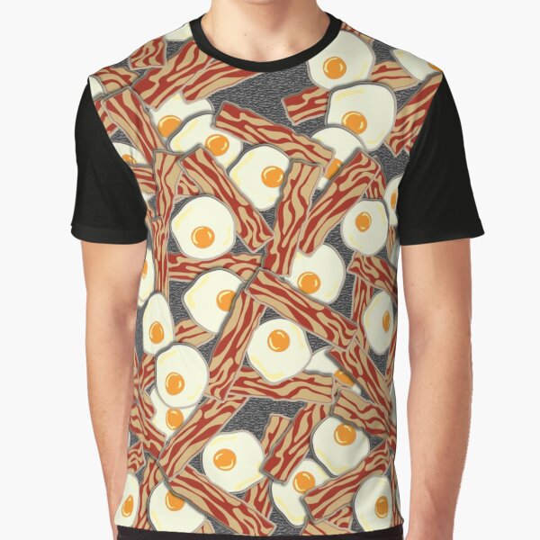 "Bacon and Eggs Pattern" Tshirt for Sale by tees2go Redbubble