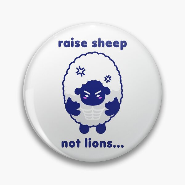 Item preview, Raise Sheep Not Lions designed and sold by Buckley-Design.