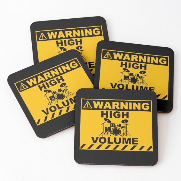 Item preview, Warning High Volume Drummer  designed and sold by JackCurtis1991.