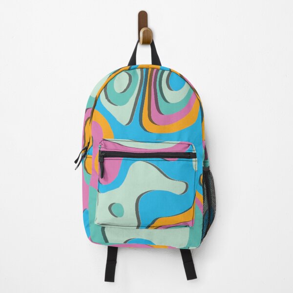 Item preview, Abstract retro 70s topography map designed and sold by MDKawaii.