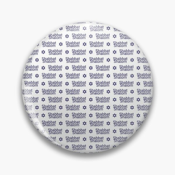Item preview, Shabbat shalom and Star of David pattern designed and sold by sigdesign.