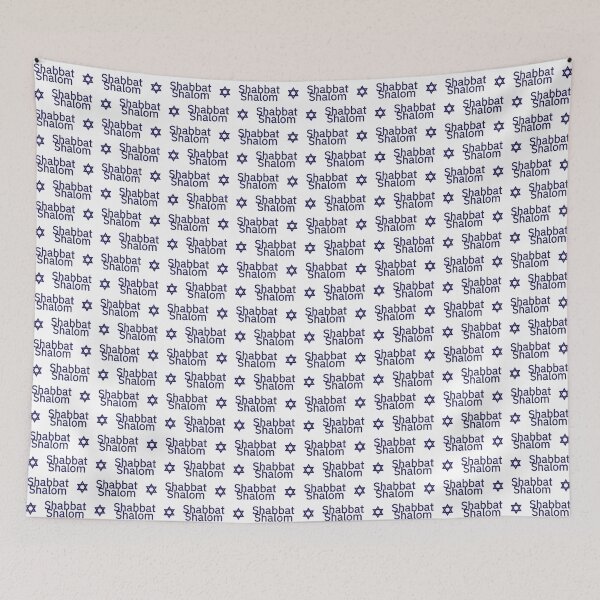 Item preview, Shabbat shalom and Star of David pattern designed and sold by sigdesign.