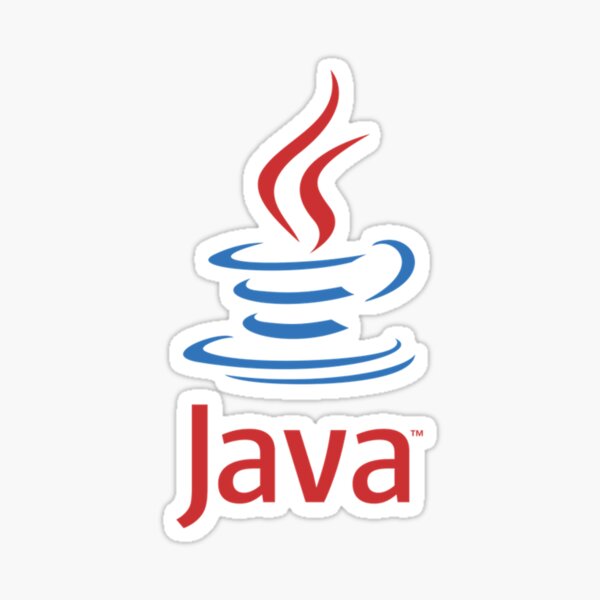 Java Logo Coffee Programming Sticker