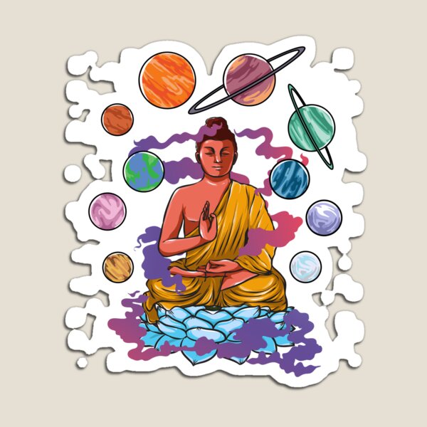 Artikelvorschau, Buddha Magic Mushroom Meditation Psychedelics entworfen und verkauft von Lucian Gregory.