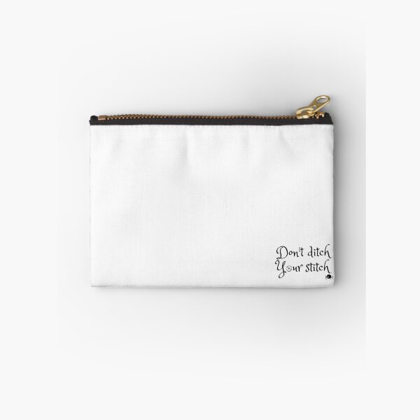 Item preview, Don't ditch your stitch - embroidery design designed and sold by newprojectvibe.