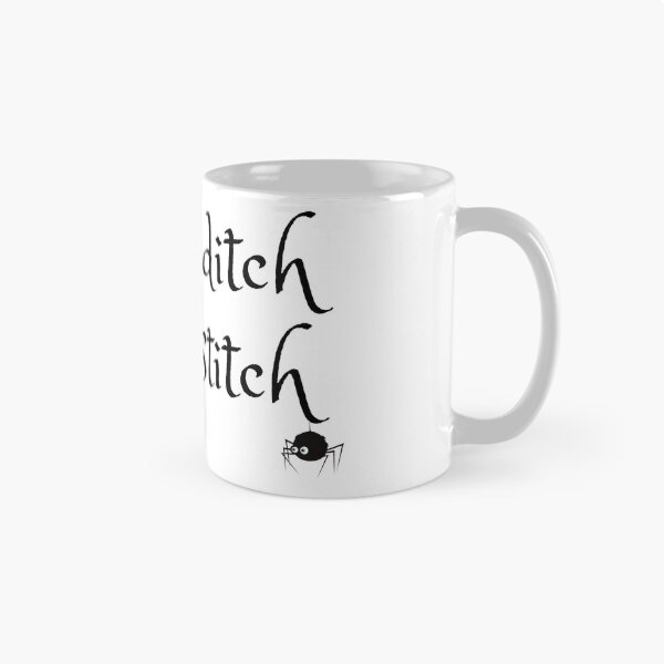 Item preview, Don't ditch your stitch - embroidery design designed and sold by newprojectvibe.