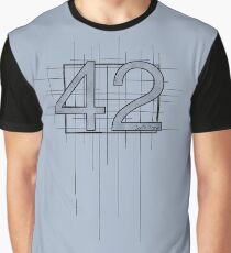 Hitchhiker's Guide to the Galaxy - 42 Graphic T-Shirt