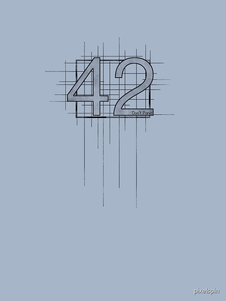 hitchhiker's guide to the galaxy 42 shirt