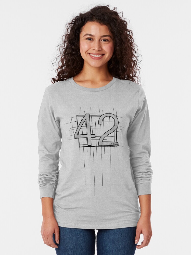 hitchhiker's guide to the galaxy 42 shirt