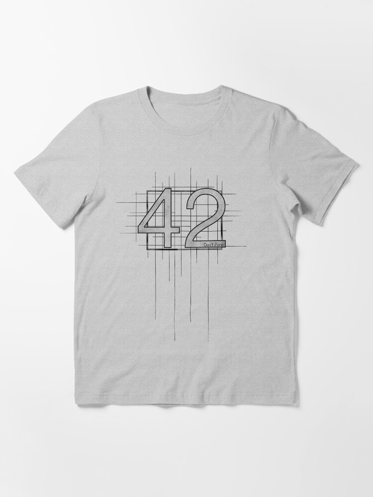 Alternate view of Hitchhiker's Guide to the Galaxy - 42 Essential T-Shirt
