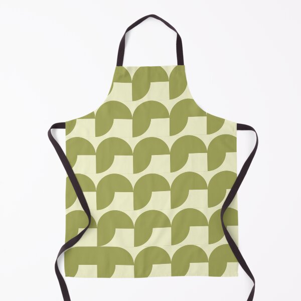 Item preview, Semicircles Vintage Mid Century Revival color green yellow designed and sold by Move-Art.