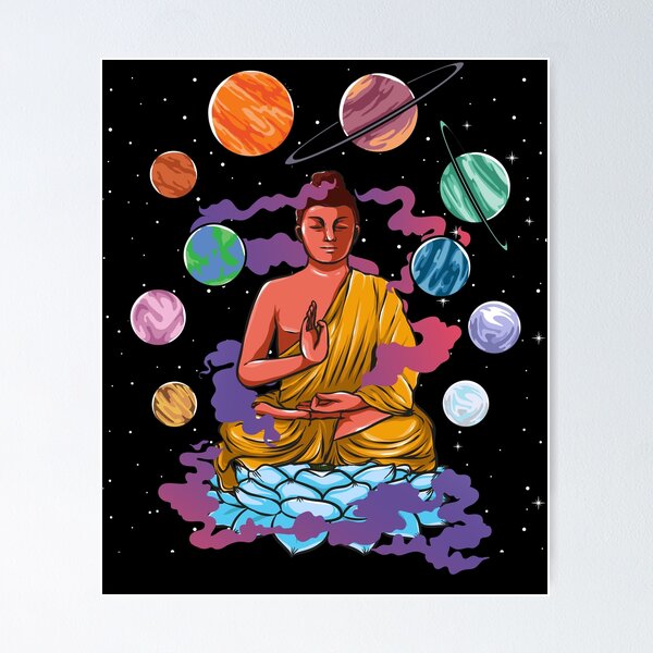Item preview, Buddha Magic Mushroom Meditation Psychedelics designed and sold by Lucian Gregory.
