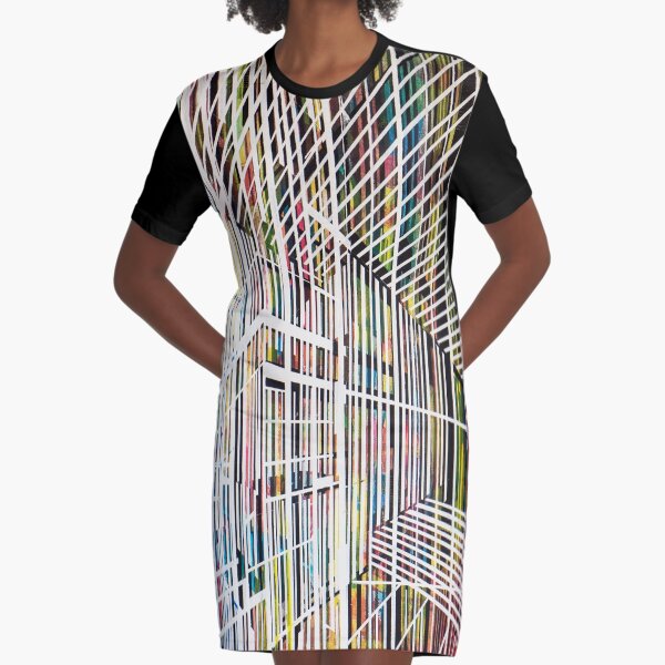 Lines 4 Graphic T-Shirt Dress