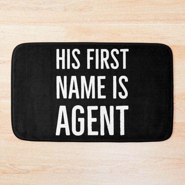Item preview, His first name is agent designed and sold by Gingatoo.