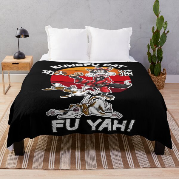 Item preview, Kungfu Cat Funny Kung fu Fighting Cat designed and sold by Status71.