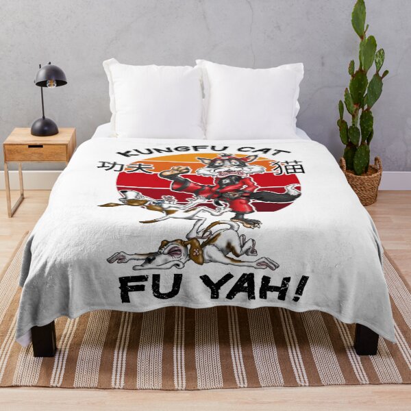 Item preview, Kungfu Cat Funny Kung fu Fighting Cat designed and sold by Status71.