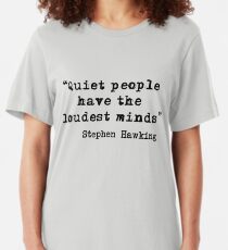 Ruhige Personen Slim Fit T-Shirt
