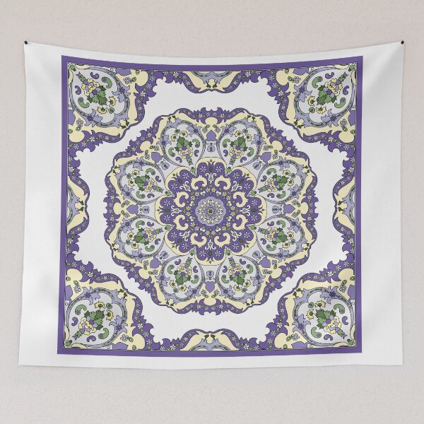 Item preview, Floral square pattern designed and sold by IrinaGuArt.