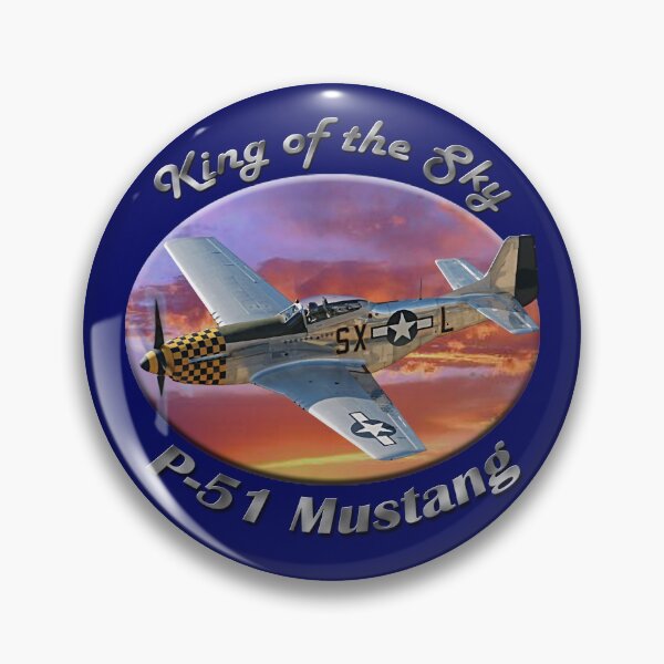 Item preview, P-51 Mustang King of the Sky designed and sold by hotcarshirts.