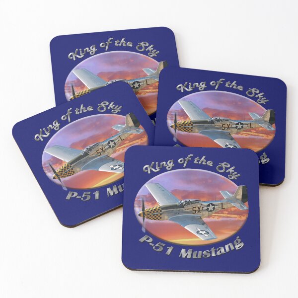 Item preview, P-51 Mustang King of the Sky designed and sold by hotcarshirts.