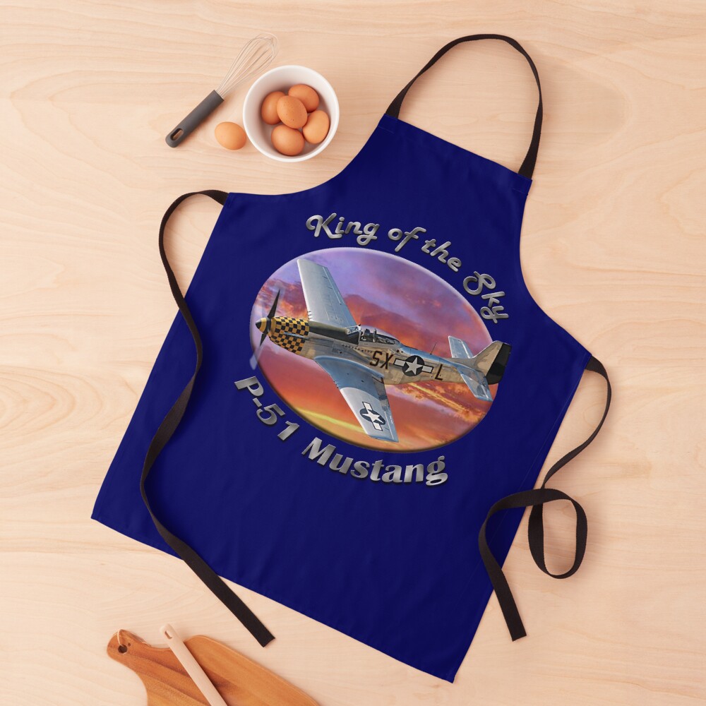 P-51 Mustang King of the Sky Apron